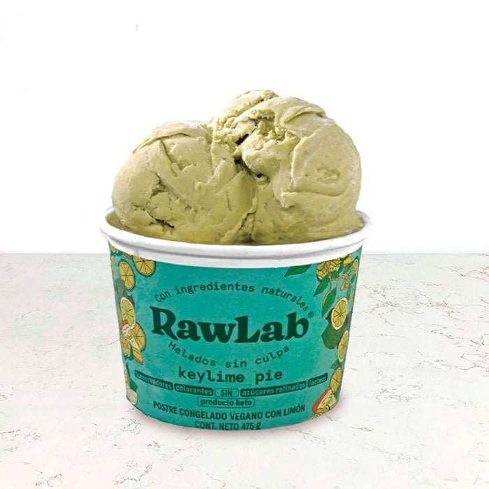 Helado saludable de keylime pie sin azúcar 400g RawLab