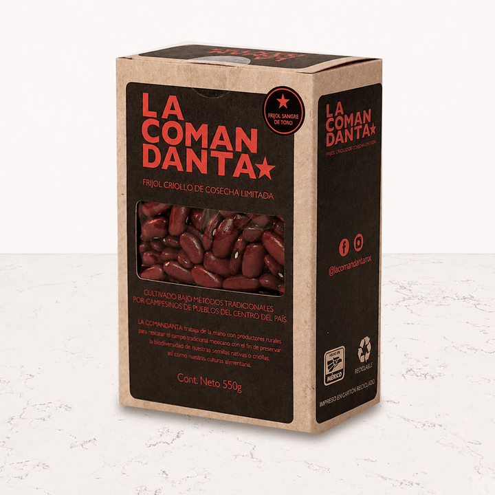 Frijol sangre de toro 550g La Comandanta