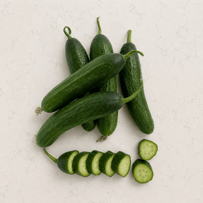 Pepino persa agroecológico - 5 piezas Ruta Lacustre