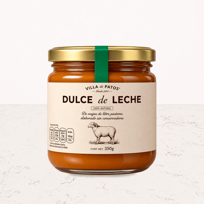 Dulce de leche de oveja de pastoreo 330g Villa de Patos
