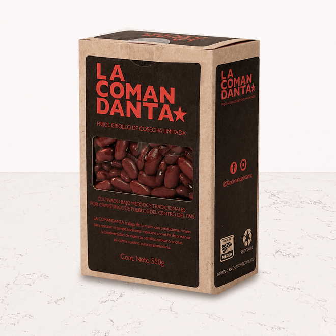 Frijol criollo cosecha limitada 550g La Comandanta