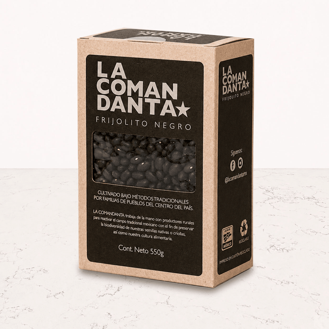 Frijol negro agroecológico 550g La Comandanta