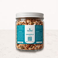 Granola orgánica vegana sin gluten sin azúcar 225g Nuro