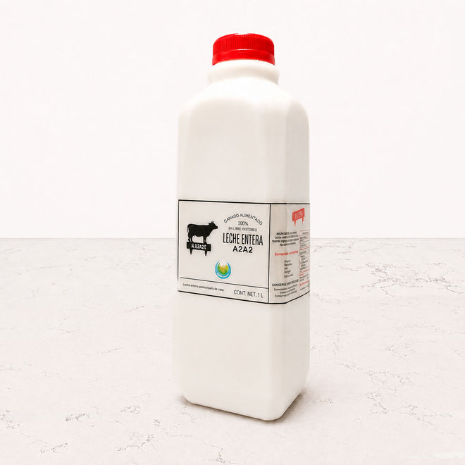 Leche entera de vaca A2 grass-fed 1lt La Factoría