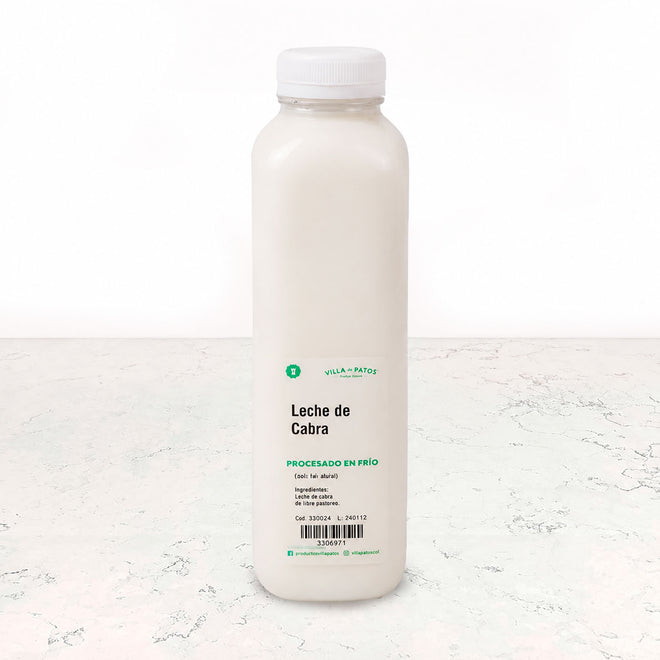 Leche de cabra de pastoreo 500ml Villa de Patos