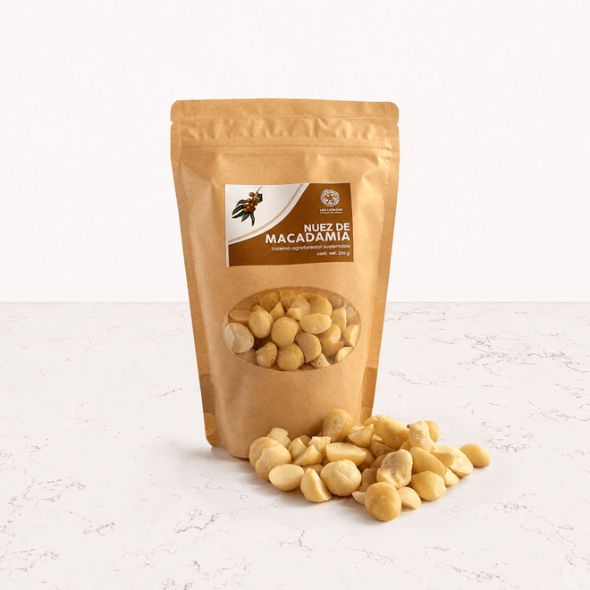DILMUN Nuez de macadamia agroecológica entera 250g Las Cañadas