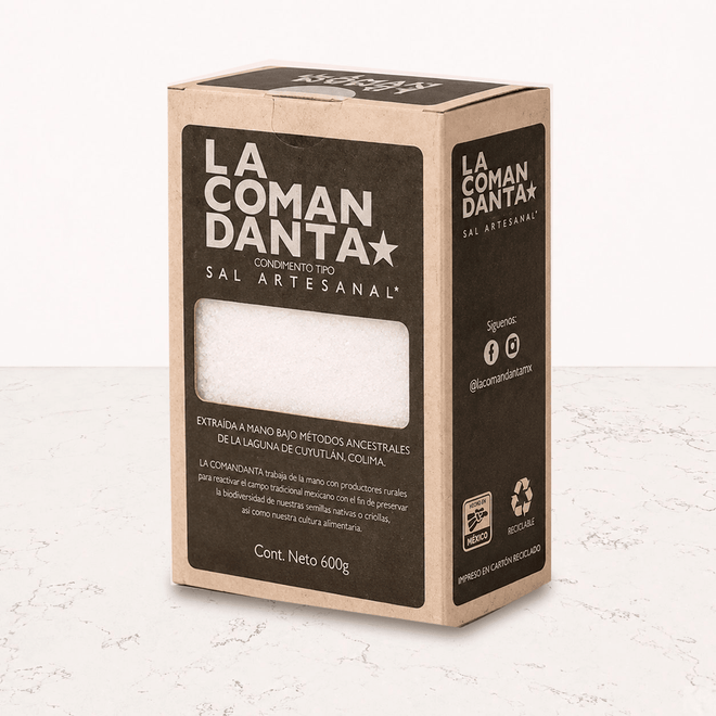 Sal de mar artesanal 600g La Comandanta