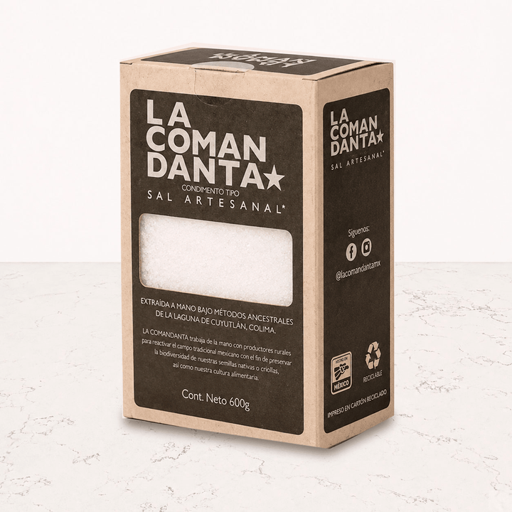 Sal de mar artesanal 600g La Comandanta