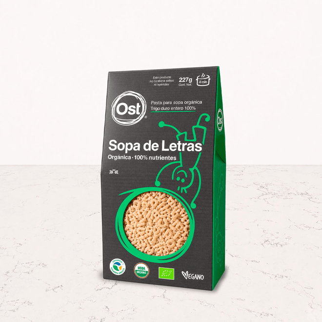 Sopa de letras integral orgánica 227g OST Gourmet