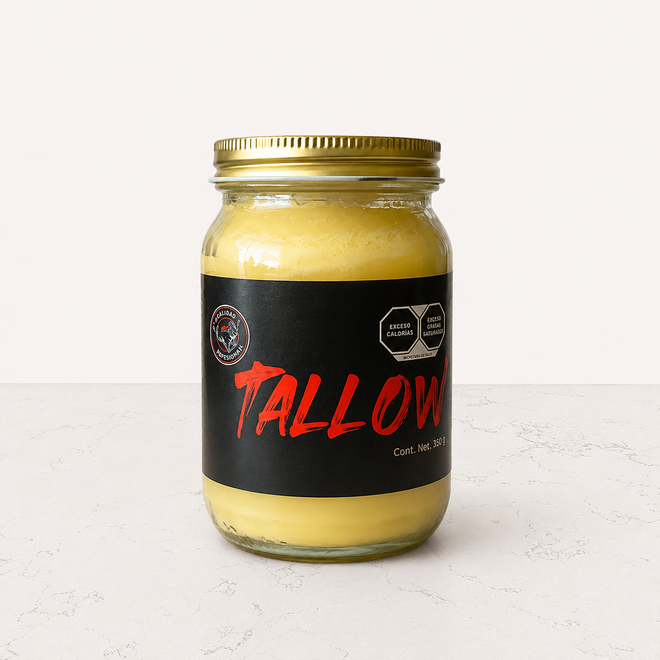 Tallow o mantequilla de res orgánica 250g Indomitus