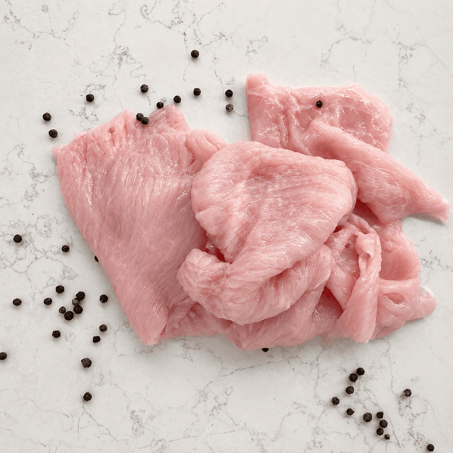 Milanesa de pechuga de pavo 500g Granja Cocotla