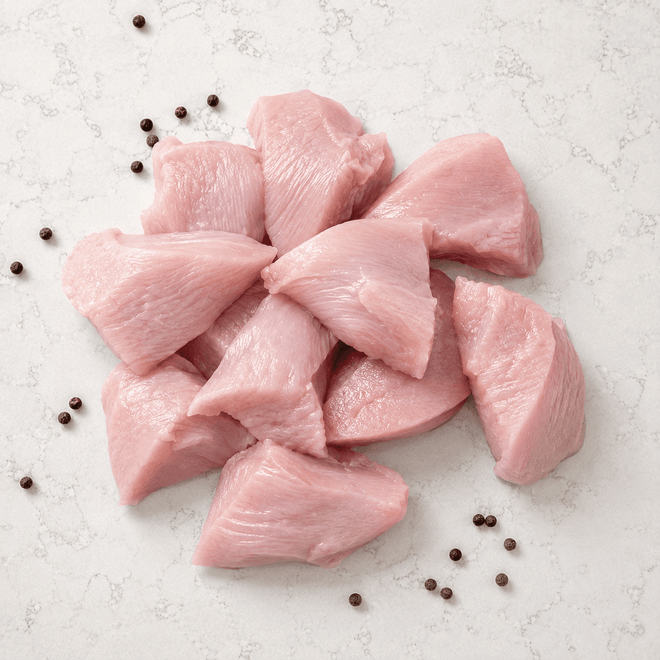 Pavo natural en trozos 500g Granja Cocotla