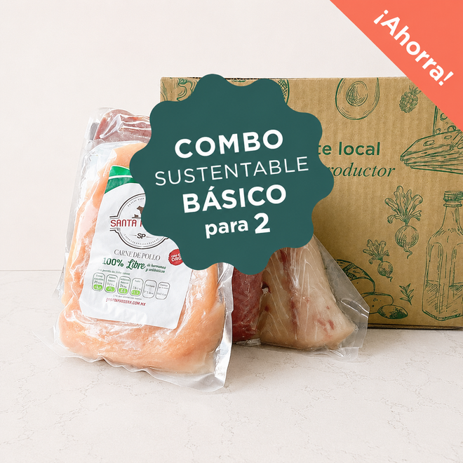 Combo básico de proteína sustentable – 2 personas