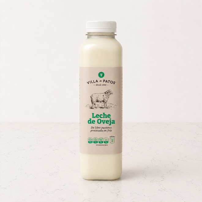 Leche de oveja de pastoreo 500ml Villa de Patos