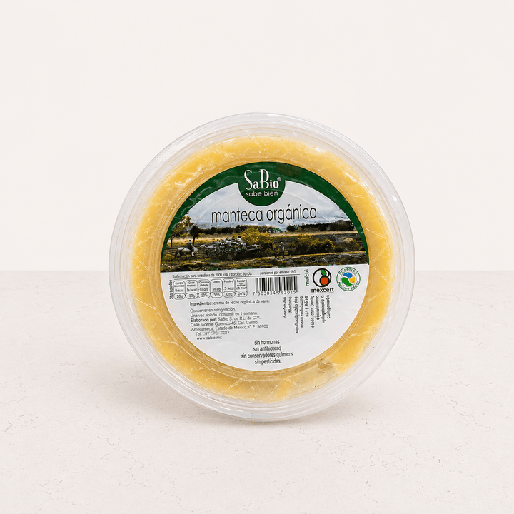 Manteca de cerdo orgánico 200g Sabio