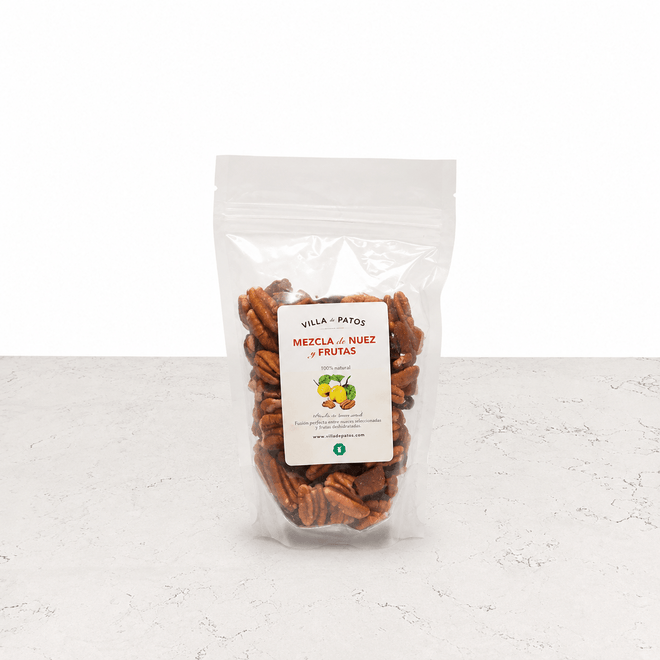 Mezcla de nueces orgánicas y fruta 220g Villa de Patos