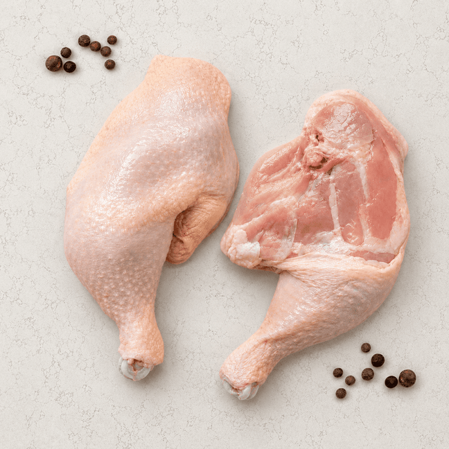 Pierna y muslo de pollo de pastoreo aprox 550g Santa Pradera