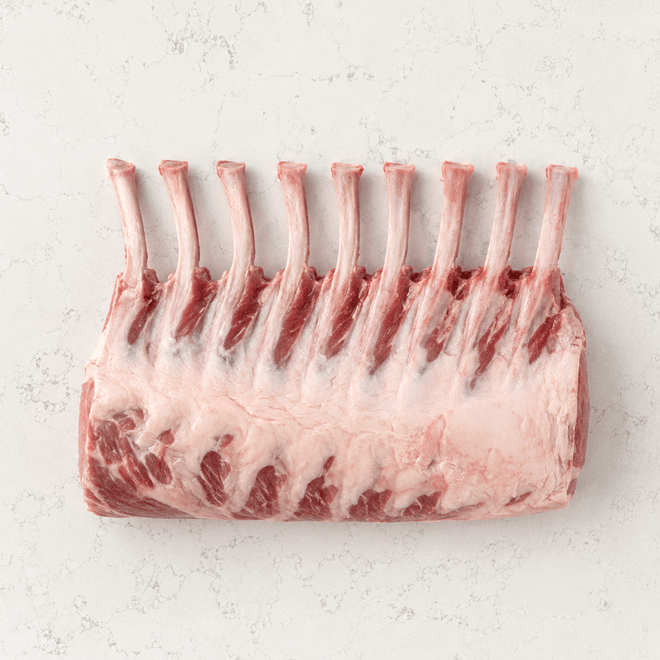 Rack Frances orgánico de cordero aprox 800g Indomitus