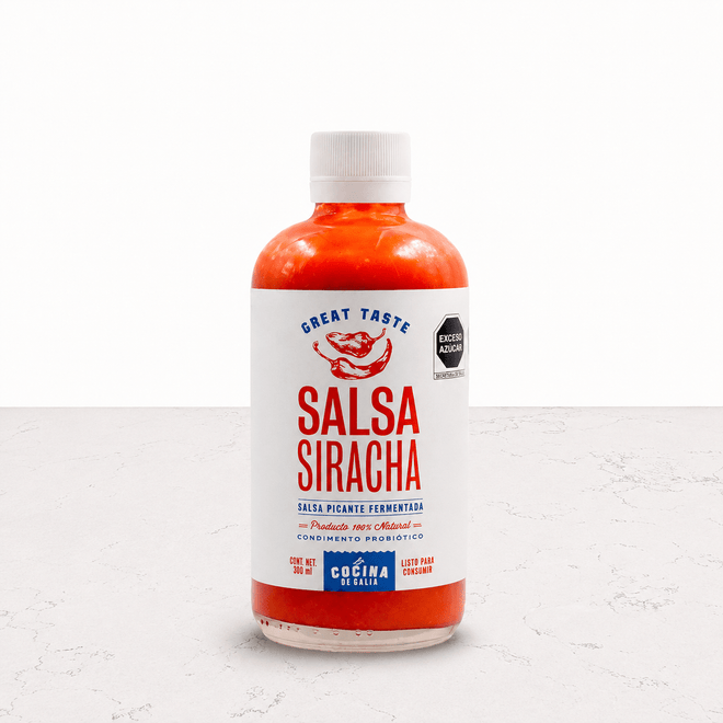 Salsa siracha fermentada 250g La Cocina de Galia