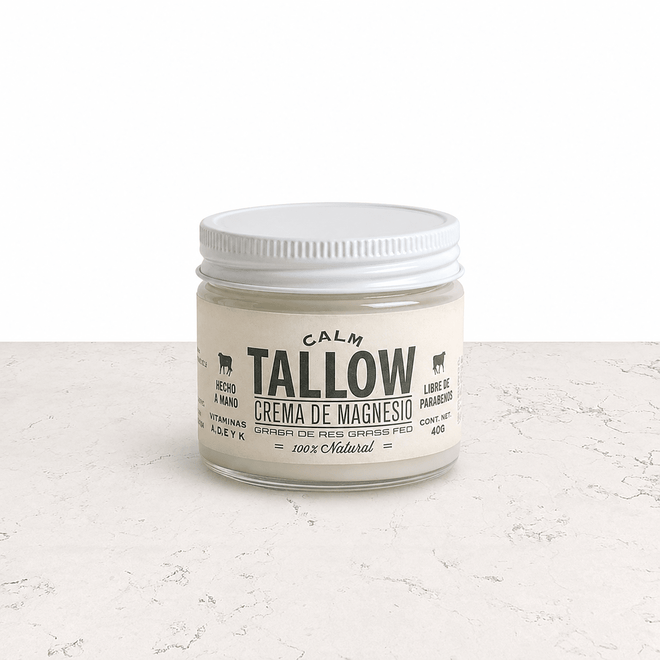 Tallow calm crema corporal con cloruro de magnesio 40g La Cocina de Galia
