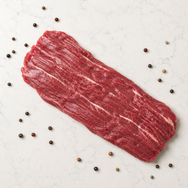 Arrachera de búfalo orgánico marinada 500g Indomitus