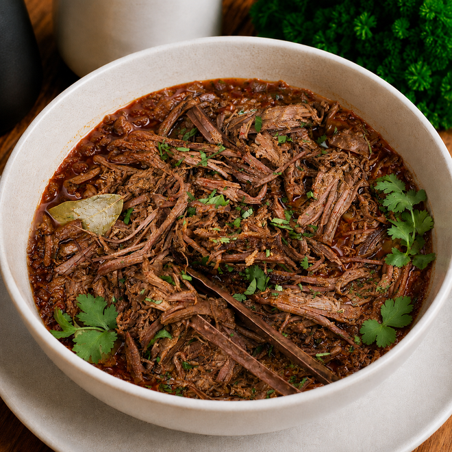 Barbacoa de res de pastoreo 500g Villa de Patos
