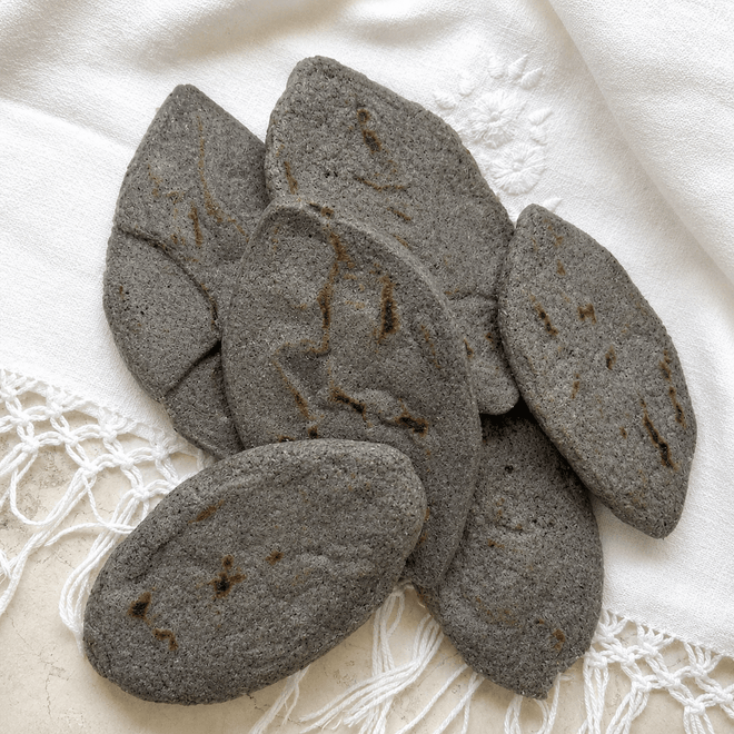 Tlacoyos de frijol y maíz azul agroecológico 6 piezas Ecosentli