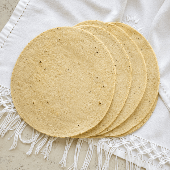Tortillas de maíz criollo hechas a mano 500g (aprox. 14 piezas) Triple V