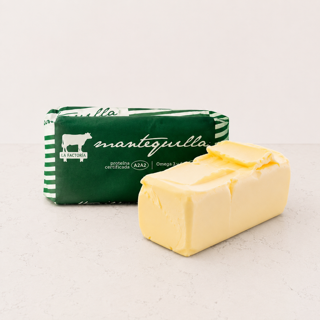 Mantequilla leche de vaca A2 de pastoreo 100g La Factoría