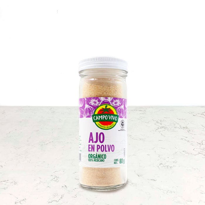 DILMUN Ajo orgánico en polvo 80g Campo Vivo