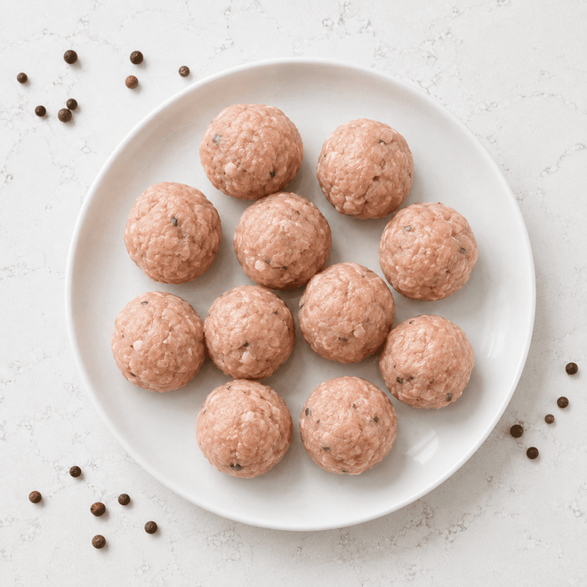 DILMUN Albóndigas de pollo de pastoreo 500g Indomitus