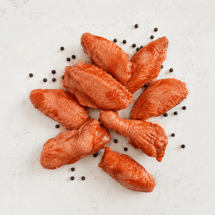 DILMUN Alitas de pollo de pastoreo marinadas búfalo 500g Indomitus