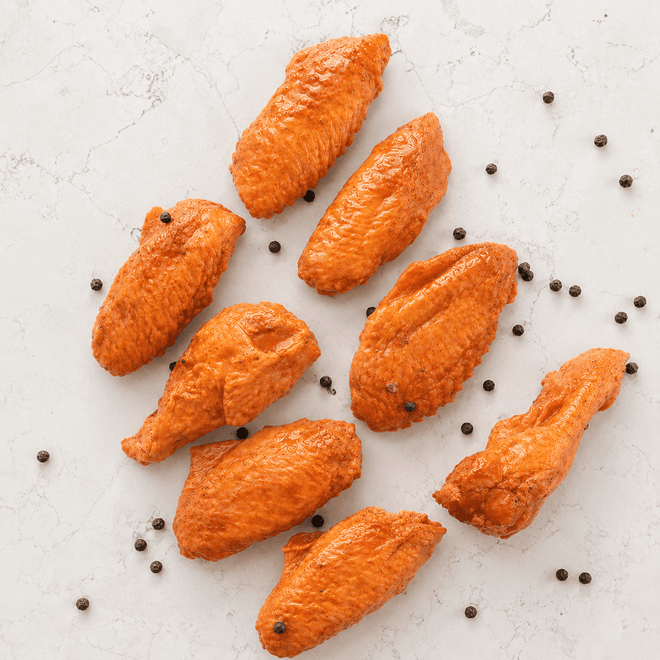 DILMUN Alitas de pollo de pastoreo marinadas chipotle 500g Indomitus
