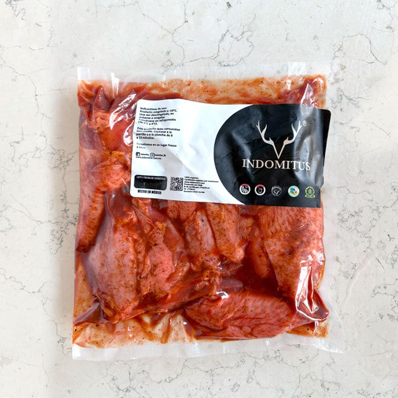 DILMUN Alitas de pollo orgánico al chipotle 500g Indomitus