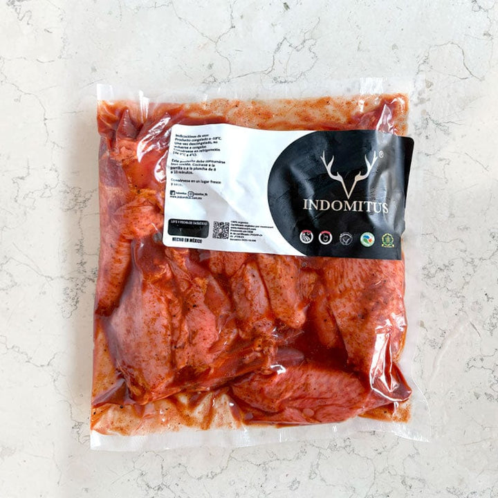 DILMUN Alitas de pollo orgánico al chipotle 500g Indomitus
