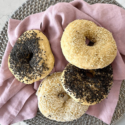 DILMUN Bagels orgánicos de masa madre sourdough 4 piezas Nuro