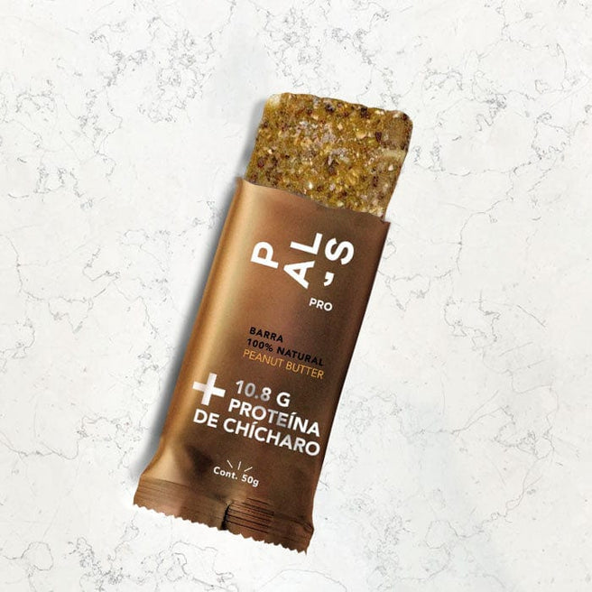 DILMUN Barra de proteína de chícharo de peanut butter sin azúcar PAL´S