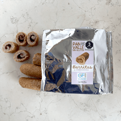 DILMUN Barritas sin gluten de zarzamora 210g Pan Valle