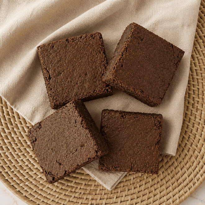 DILMUN Brownies de masa madre y chocolate amargo 4 piezas Nuro
