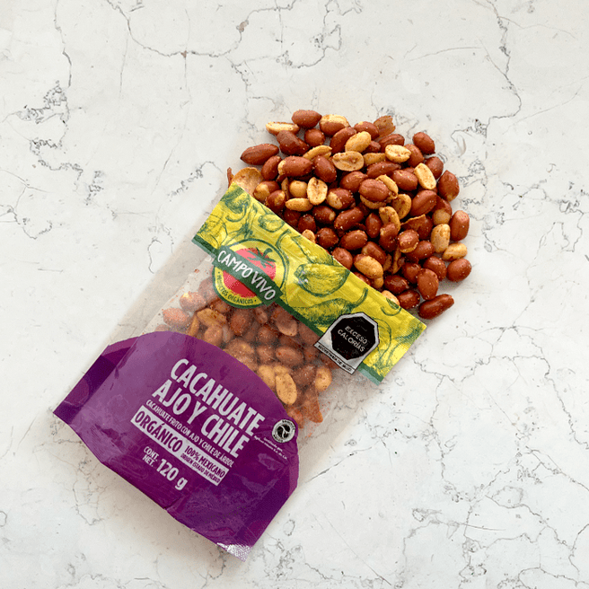 DILMUN Cacahuate orgánico estilo español 120g Campo Vivo