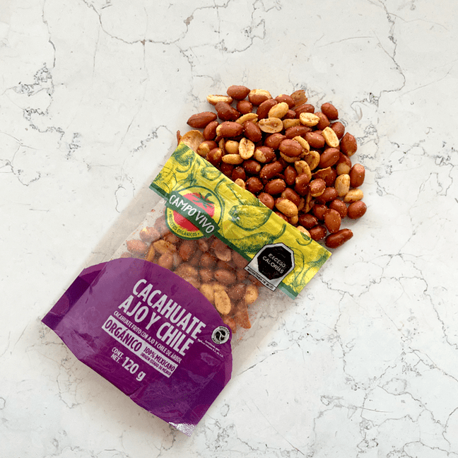 DILMUN Cacahuate orgánico estilo español 120g Campo Vivo