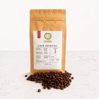 DILMUN Café enmielado rojo en grano agroecológico 500g Las Cañadas
