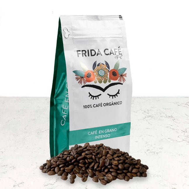 DILMUN Café orgánico en GRANO - Intenso 340g Frida Café