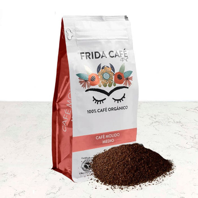 DILMUN Café orgánico MOLIDO - Medio 340g Frida Café