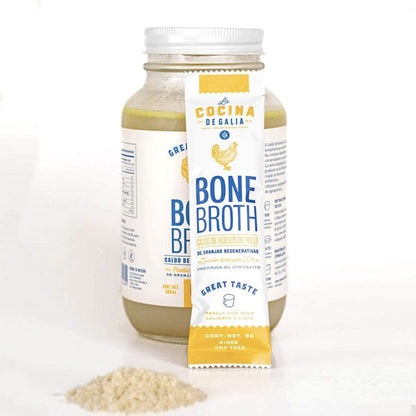 DILMUN Caldo de huesos en polvo liofilizado de pollo 9g La Cocina de Galia