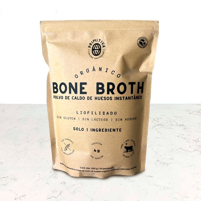 DILMUN Caldo de huesos orgánico natural liofilizado 200g Primitiva