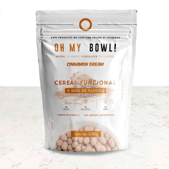 DILMUN Cereal plant-based sabor canela sin azúcar  330g Oh My Bowl!