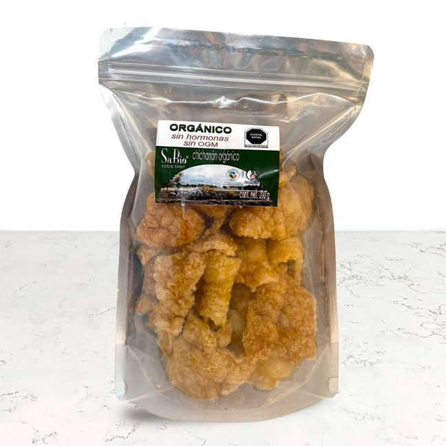 DILMUN Chicharrón de cerdo orgánico 200g Sabio