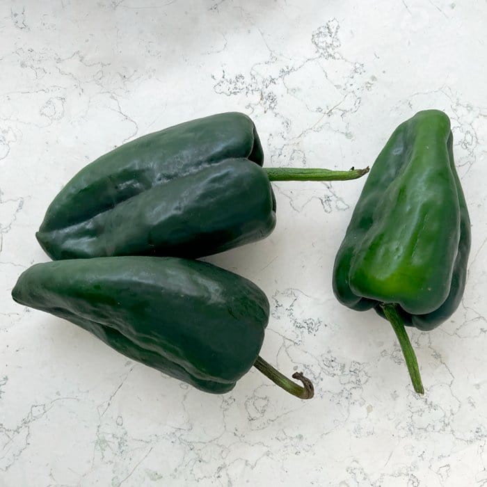 DILMUN Chile poblano 500g aprox 4 piezas