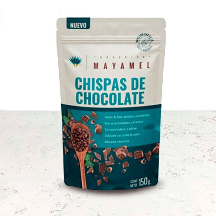 DILMUN Chispas de chocolate 70% cacao chiapaneco endulzado con jarabe de agave 150g MAYAMIEL